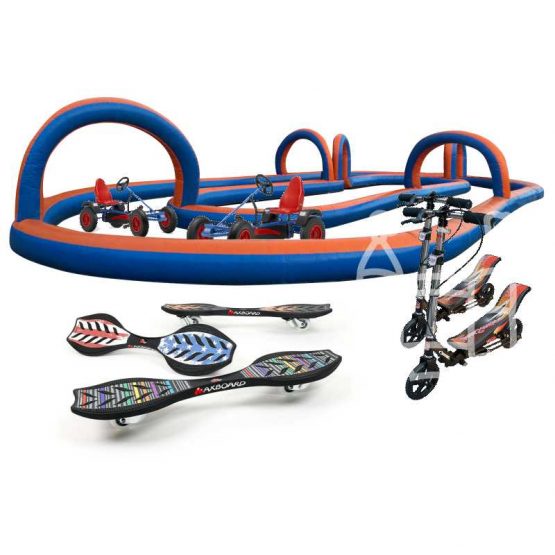 Racebaan-Parcours-(incl skelter/step of waveboard)-huren