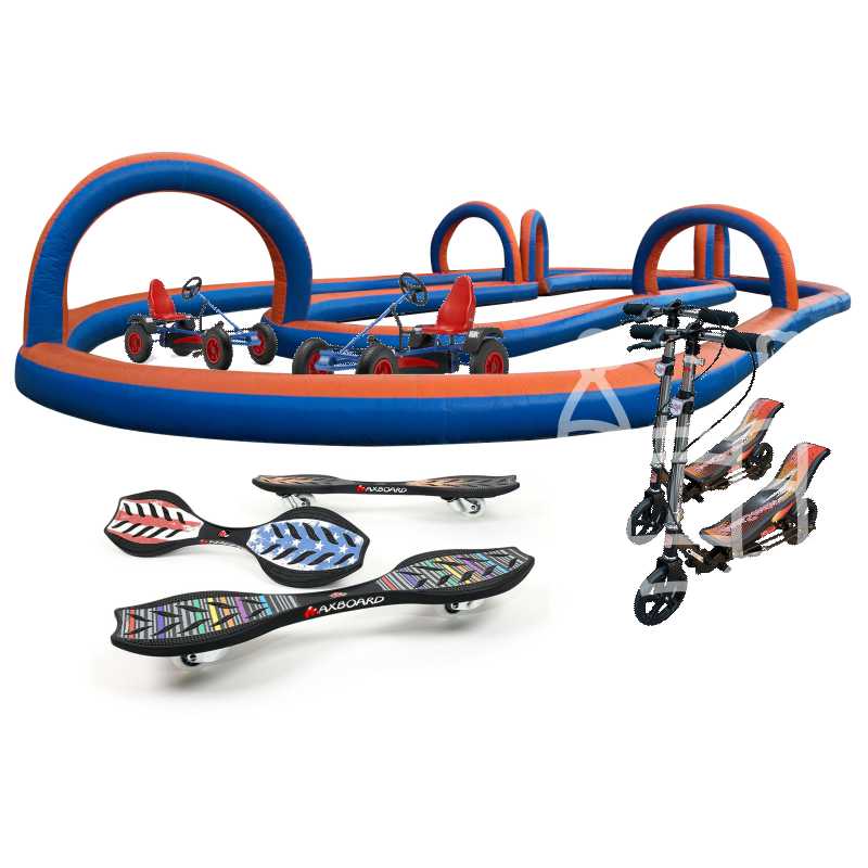 Racebaan-Parcours-(incl skelter/step of waveboard)-huren