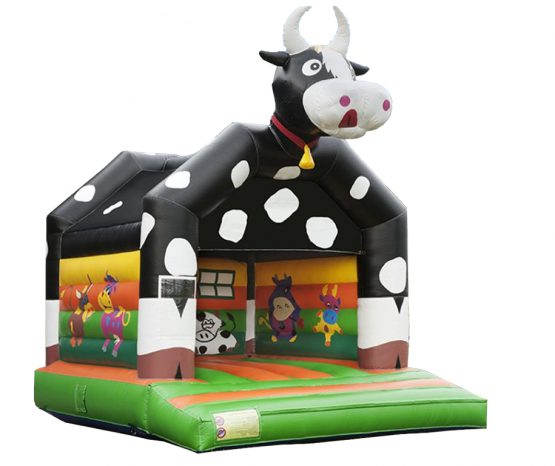 Springkussen koetje met dak huren